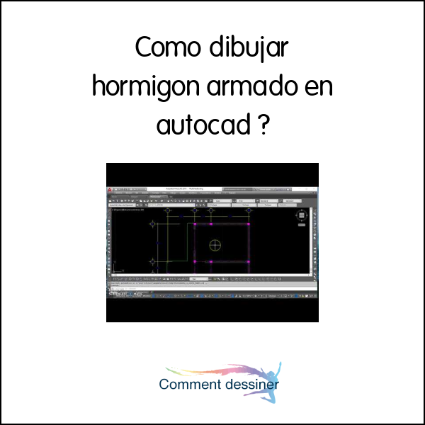 Como dibujar hormigon armado en autocad